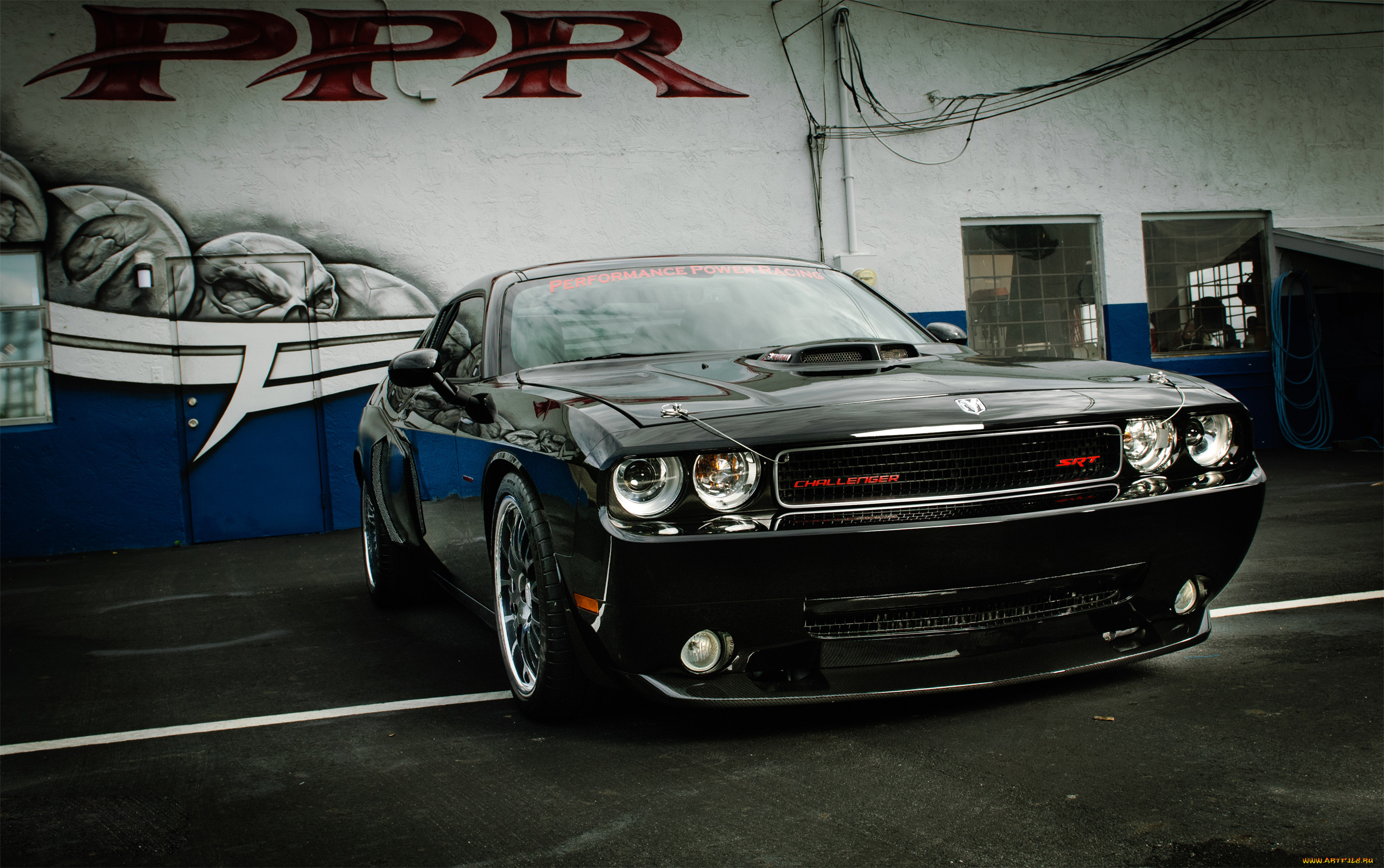 , dodge, black, challenger